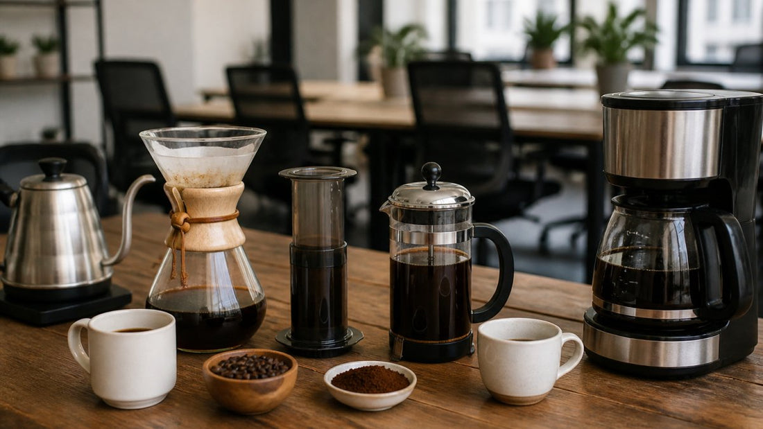 Best Coffee Brewing Methods for Small Offices
