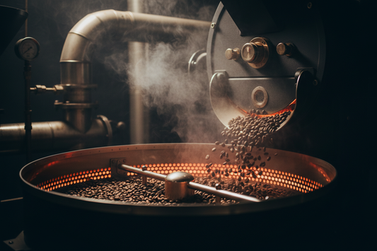 Freshly roasted coffee beans symbolizing roast-to-order brewing