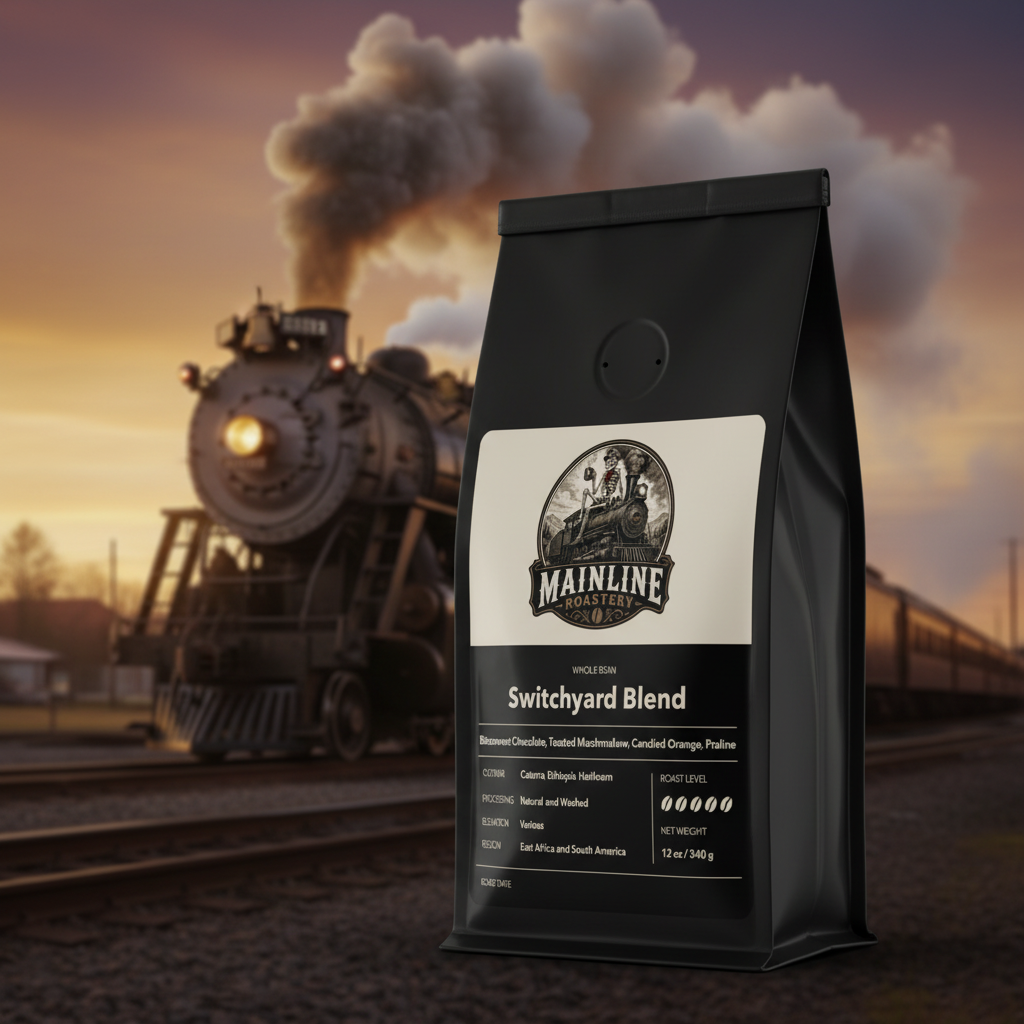 Switchyard Blend – Locomotive at Dusk